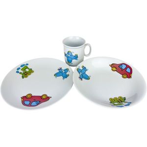 Set de masă pentru copii, 3 piese Thun Transport imagine
