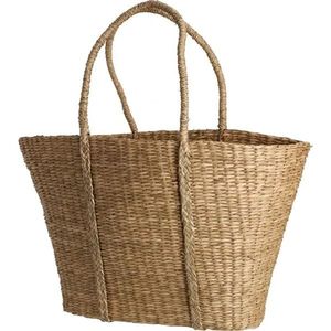 Coș de plajă din iarbă de mare 57 x 14 x 30 cm imagine