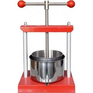 Presă manuală de fructe Aldotrade, din inox, 3 l imagine