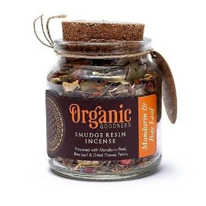 Tămâie organică Mandarin & Bay Leaf, în pahar imagine