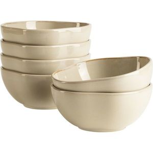 Mäser Set de boluri Cordelia Sand 16 cm, 6 buc., bej imagine