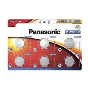 Panasonic Set de baterii CR-2032EL/6BW, 6 buc. imagine