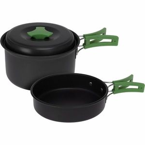 Set de oale din aluminiu Redcliffs din 2 piese cumâner din plastic, verde imagine