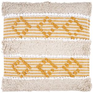 Pernă decorativă din bumbac cu model portocaliu, 45 x 45 cm, portocaliu imagine