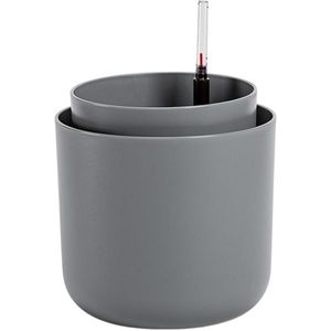 Ghiveci cu auto-irigare Plastia Tolita, gri, diam. 19 cm, gri, diam. 19 cm imagine