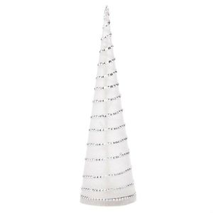 Decorațiune luminițe LED con 58 cm, argintiu imagine