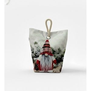 Stopper de ușă de Crăciun Elf roșu, 22 x 23 cm imagine