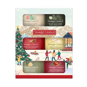 Yankee Candle Set cadou cu 6 lumânări votive din sticlă 2025 imagine