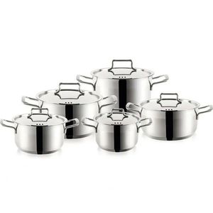 Vase din inox Orion Anett, 10 piese imagine