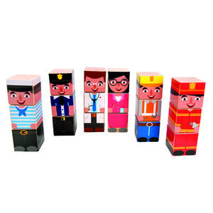 Joc cu blocuri Bino, profesiuni imagine