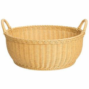 Coș rotund cu două mânere Westmark 42 x 19 cm , bej imagine