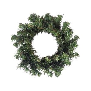 Coroană verde artificială, nedecorată, diam. 30 cm, diam. 30 cm imagine