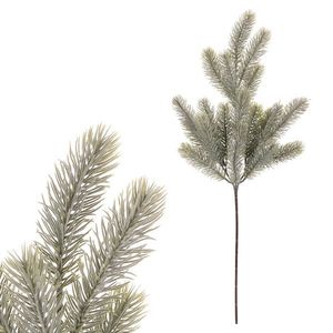 Ramură artificială de molid înghețată, 25 x 60 cm imagine