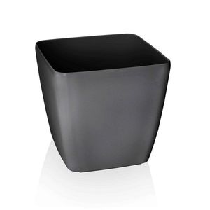 Recipient de ghiveci Flower Lover QuadratoEasy, antracit, 24 cm imagine