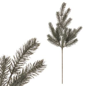 Ramură artificială din molid verde, 25 x 60 cm imagine