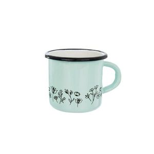 Cană emailată Orion Pajiște 8 cm, verde, verde imagine