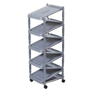 Pantofar Zip 10 gri, 36 x 30 x 94 cm, gri imagine