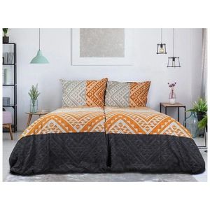 B.E.S. Petrovice Lenjerie de pat din flanel Etnic Terra, 140 x 200 cm, 70 x 90 cm imagine