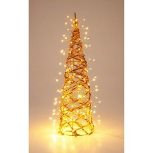 Decorațiune de Crăciun pentru exterior Con luminos, 40 x 12 cm, 160 LED-uri, alb cald, 40 cm imagine