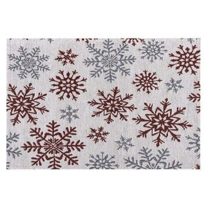 Față de masă Fulgi de nea albă, 33 x 48 cm imagine