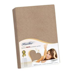 Cearceaf frotir Kamilka, cafeniu, cafeniu, 160 x 200 cm imagine