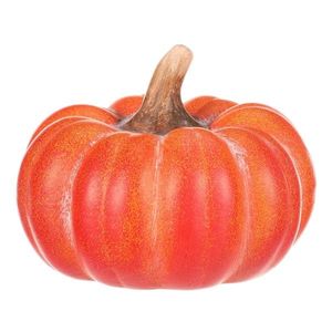 Dovleac fără găuri portocaliu, ceramică, diametru16 cm imagine