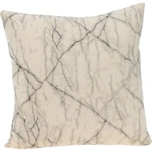 Pernă decorativă Marmură albă, 45 x 45 cm imagine