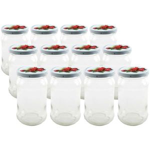 Set borcane de conservare Orion, cu capac, 0, 3 l, 12 buc. imagine