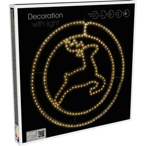 Decorațiune de Crăciun Trinket Reindeer 257 LED, 52 cm imagine