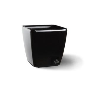 Recipient de ghiveci Flower Lover QuadratoEasy, negru, 22 cm imagine