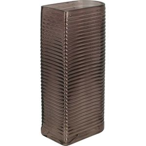 Vază de sticlă Palmera gri, 11 x 22, 5 x 6, 5 cm imagine