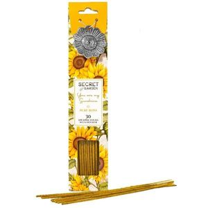 Arome Secret garden 30 bețișoare parfumate + suport metalic, Pure Bliss, galben imagine