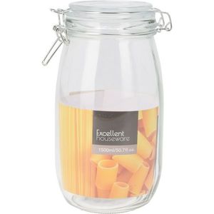 Borcan cu capac EH din sticlă, 1, 5 l, 1, 5 l imagine