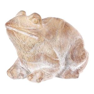 Decorațiune de grădină statuetă Broască, poliresină, 16 x 12 x 11 cm imagine