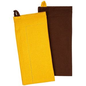 Șervet Heda galben, 50 x 70 cm, set 2 buc. imagine