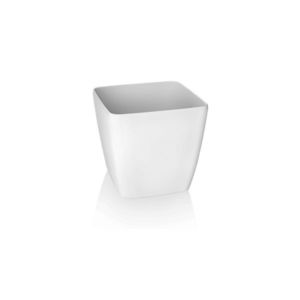 Recipient de ghiveci Flower Lover QuadratoEasy, alb, 18 cm imagine