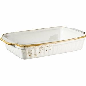 Mäser Vas de copt Pintar White cu puncte maro 30 x18, 6 cm, M imagine