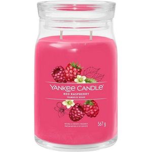 Lumânare parfumată mare Yankee Candle Signature Red Raspberry, 567 g, L imagine
