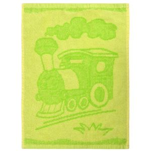 Prosop copii Train green, 30 x 50 cm imagine