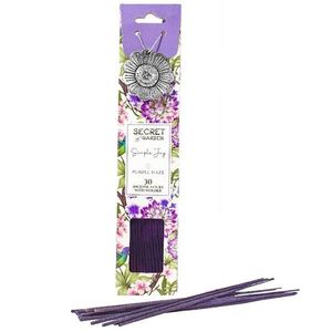Arome Secret garden 30 bețișoare parfumate + suport metalic, Purple Haze, mov imagine