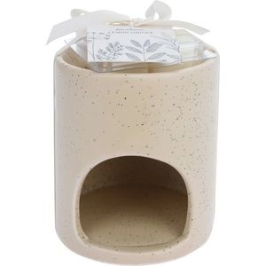 Aroma-lampă cu ceară parfumată lâmăie-ghimbir, 9 x 10 cm imagine