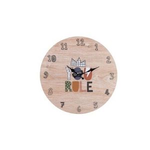 Ceas de perete pentru copii You Rule, 33 cm, naturală imagine