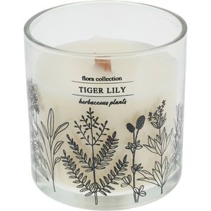 Lumânare parfumată Flora Collection, Tiger Lilly, 10 x 10 cm imagine