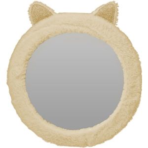 Oglindă păroasă cu urechi, bej, 31 cm, bej imagine