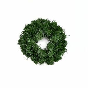 Coroniță verde artificială, 20 cm imagine