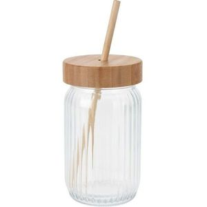 Pahar de băuturi cu capac din bambus EH, 0, 5 l imagine