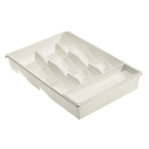 Servantă cu tavă Tontarelli BELLA PLUS, alb imagine