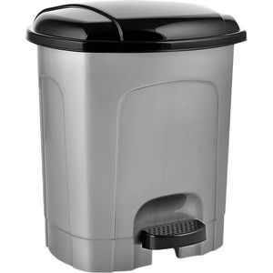 Orion Coș de gunoi cu pedală 5, 5 l, gri, gri imagine