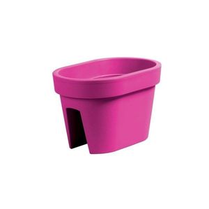 Ghiveci de balustradă Lofly Railing, fucsia, 40 cm, roz, 40 cm imagine