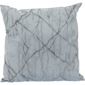 Pernă decorativă Marmură, albastră, 45 x 45 cm imagine